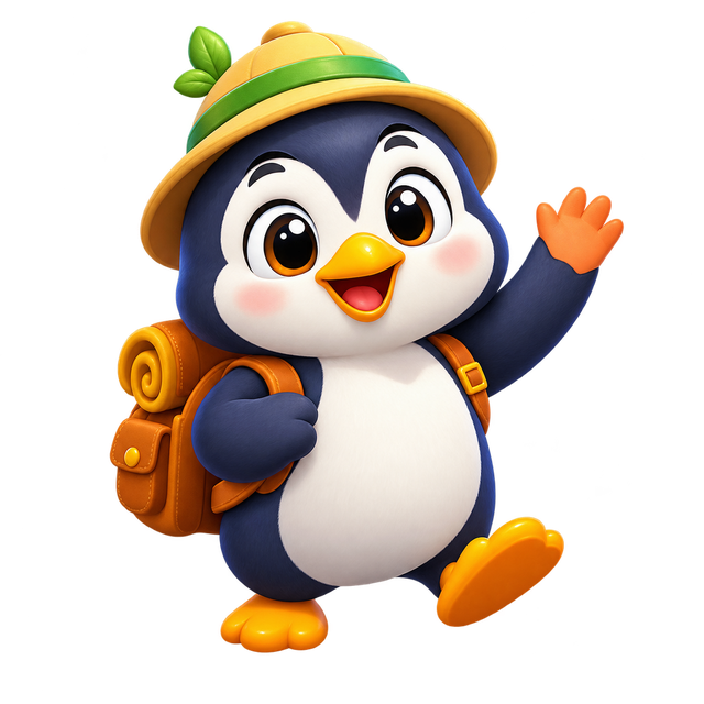 Penguin explorer ready to learn