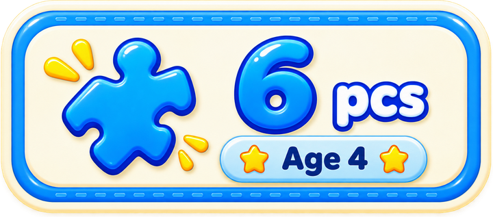 6 pieces, age 4